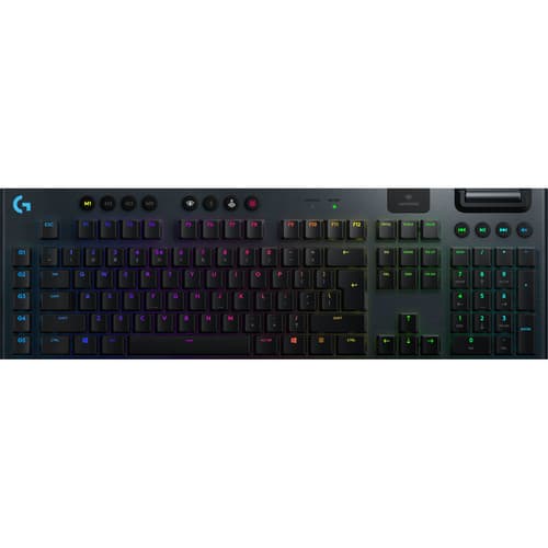 LOGITECH G915 Lightspeed RGB Mechanical Gaming Keyboard Carbon Clicky [920-009111]