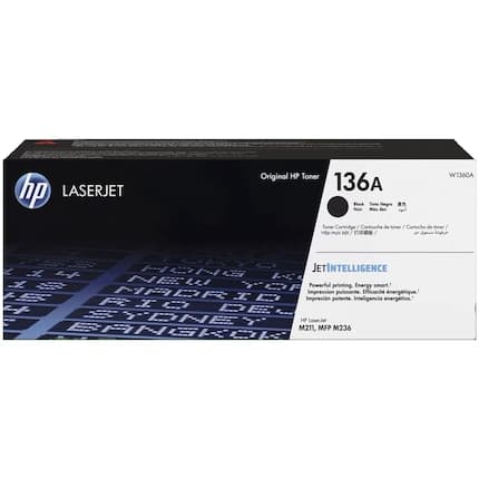 HP 136A Black Original LaserJet Toner Cartridge
