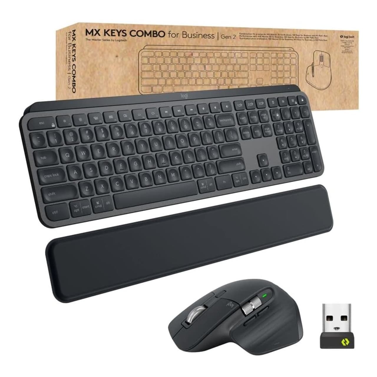 Logitech MX Keys Combo for Business Gen 2 Keyboard and Mouse
