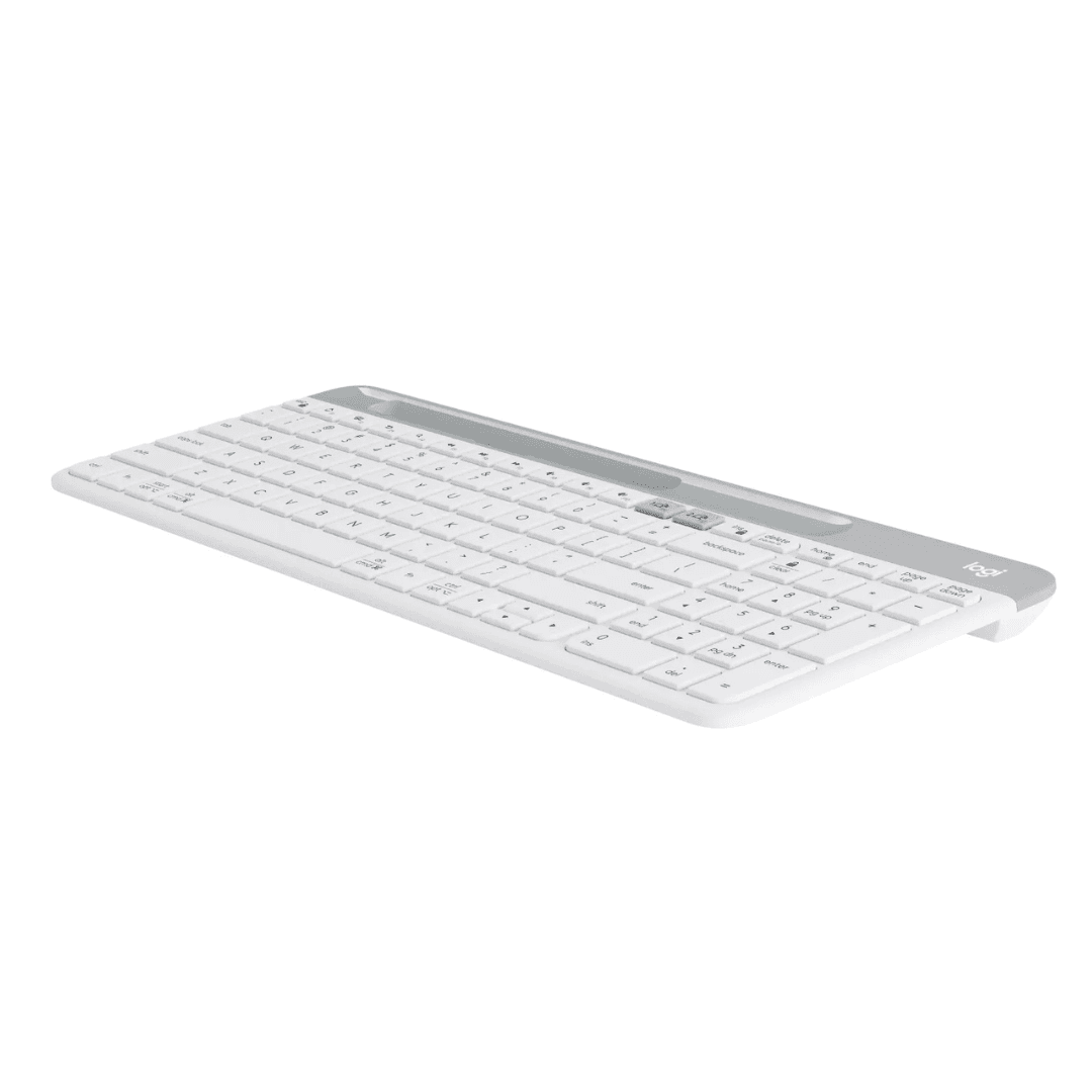 Logitech K580 Slim Multi-Device Wireless Keyboard ? Off-white (920-010623)