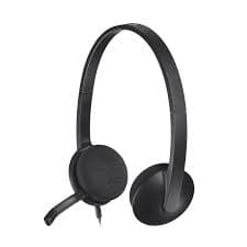 Logitech USB Headset H340 with Noise-Cancelling Mic (981-000475)