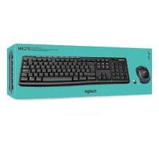 Logitech Wireless Keyboard Mouse MK270 (920-004509)