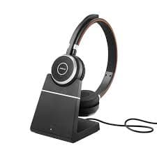 Jabra Evolve 65 SE Stereo Headset with Link 380a USB-A with Stand (6599-833-399)