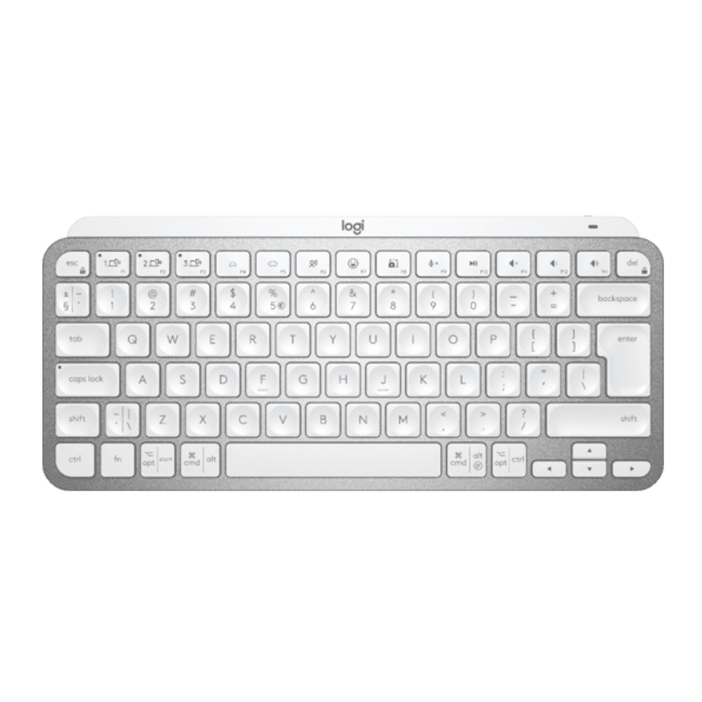 Logitech MX Keys Mini Minimalist Illuminated Wireless Keyboard Pale Grey(920-010499)