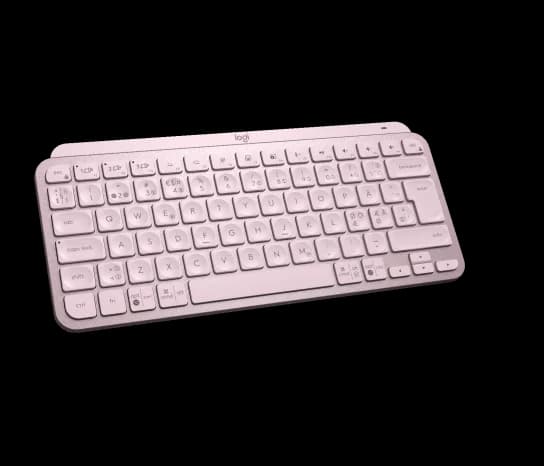 Logitech MX Keys Mini Minimalist Illuminated Wireless Keyboard Rose(920-010500)