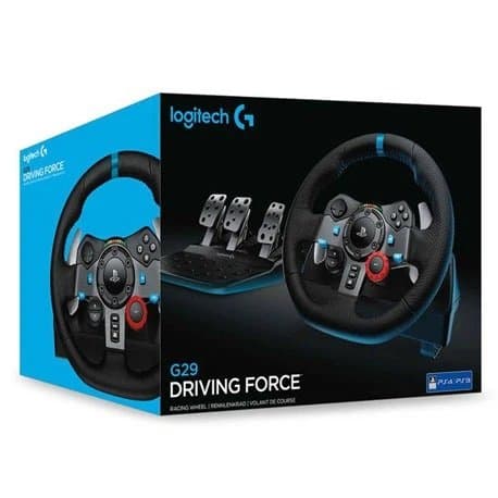 Logitech G29 Driving Force Racing Wheel with Peddles PlayStation & PC (941-000112)