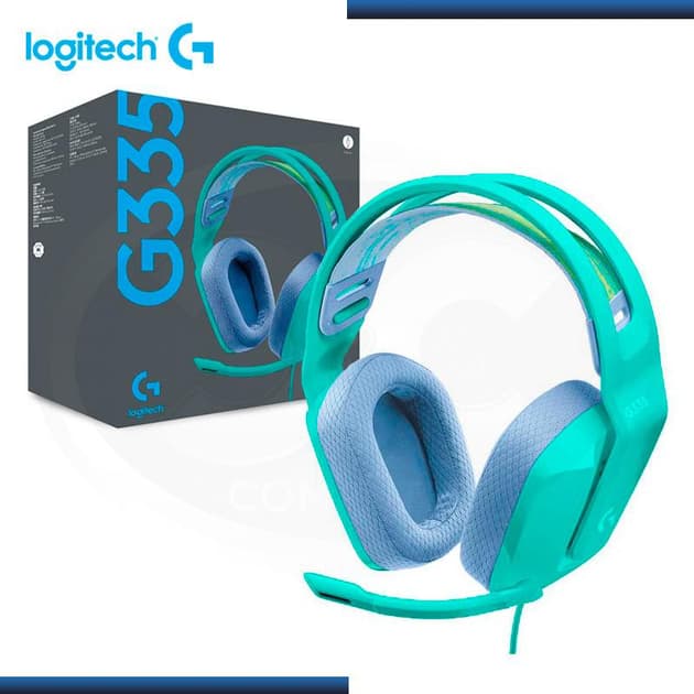Logitech G335 Wired Gaming Headset Mint (981-001024)