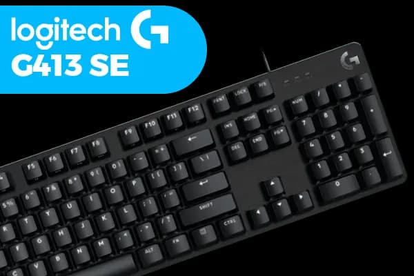 Logitech G413 SE Corded Mechanical Gaming Keyboard (920-010437)