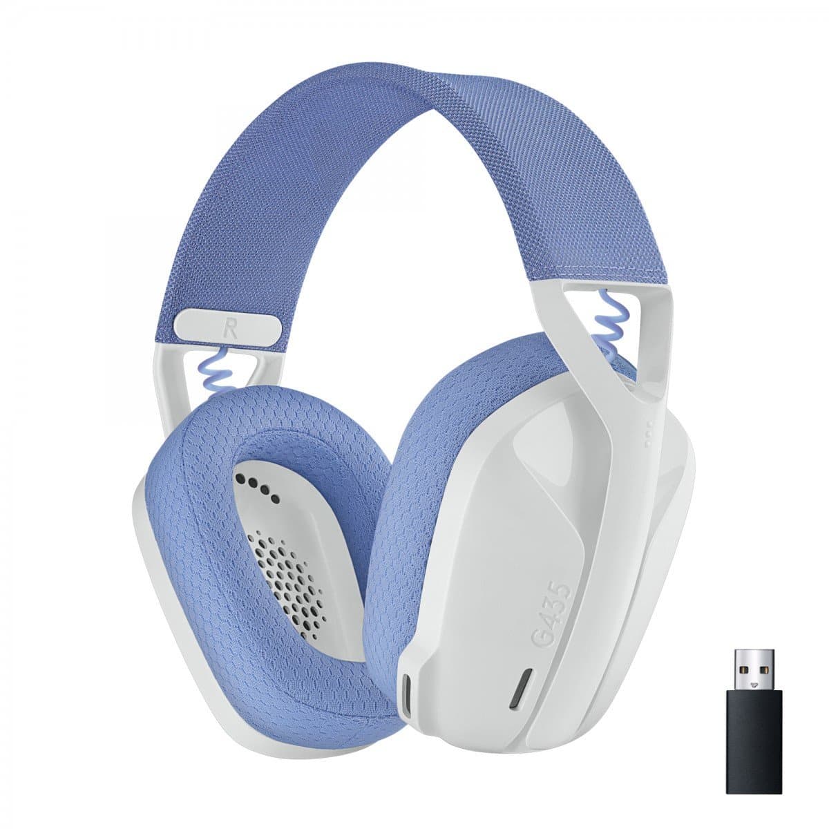 Logitech G435 Lightspeed Wireless Gaming Headset White