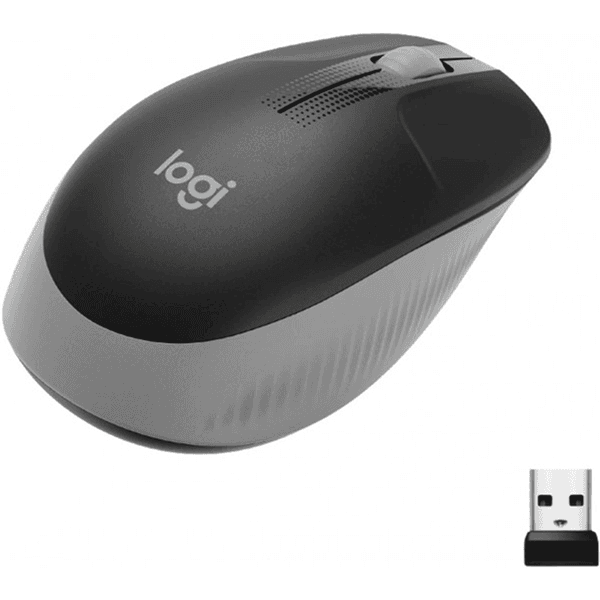Logitech Wireless Mouse Full Size M191 Mid Grey (910-005922)